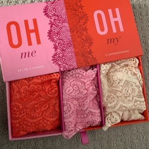 Anthropologie Thong set